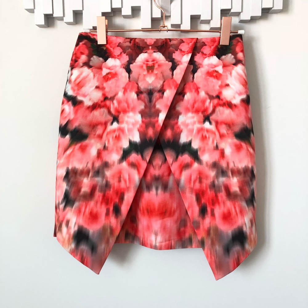 Finders Keepers • floral psychedelic skirt